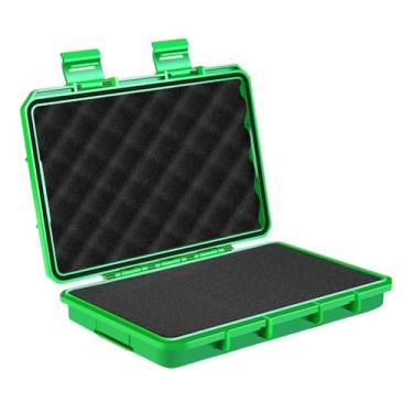 Imagem de MotiveTech Estojo rígido para transporte, caixa organizadora para peças, ferramentas, instrumentos de precisão, equipamentos de teste e acessórios, Green L