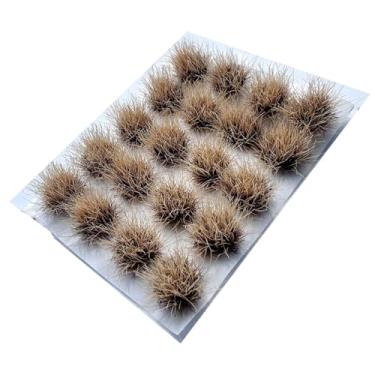 Imagem de YIJU Kit de modelo de terreno realista com de grama artificial para jardim de fadas e ferromodelismo, Marrom Escuro