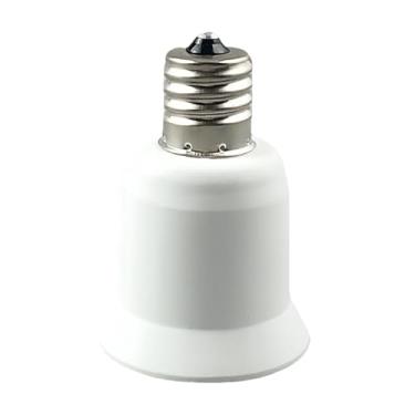 Imagem de Baoblaze Adaptador de Base para Lâmpada, Conversão de Soquete, Adaptador de Base de Lâmpada Leve e de Alto Desempenho, E17 a E27