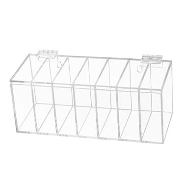 Imagem de YsXoWiui Dispensador de Adesivos, Suporte Prático E Conveniente para Rolos de Adesivos com 7 Compartimentos para Montagem Na Parede, Ideal para Lojas E Residên