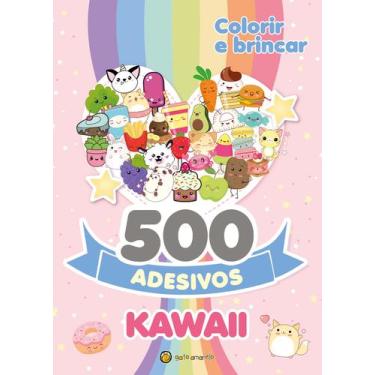 Imagem de Livro - 500 Adesivos: Kawaii