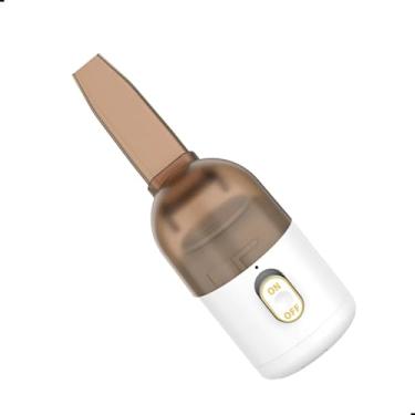 Imagem de Mini Aspirador de Pó Portátil sem Fio Elétrico Automático Para limpeza Carro Escritório PC para Teclado e Eletrônicos Compacto Potente Filtro Removível Recarregável USB