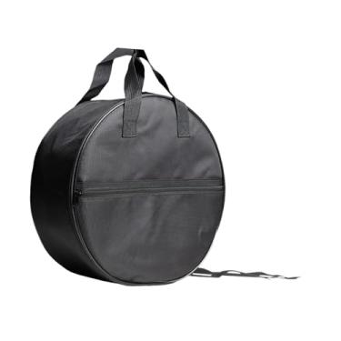 Imagem de oshhni Bolsa organizadora para caixa de bateria com alças de ombro ajustáveis, estojo portátil para instrumentos de percussão iniciantes.