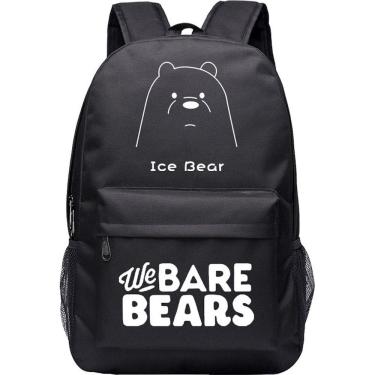 Imagem de Mochila escolar infantil Bares Bears 30x18x45cm Oxford
