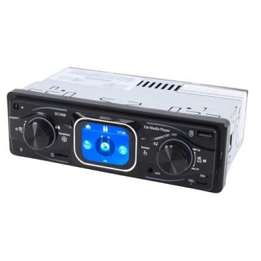 Imagem de Depisuta Estéreo de Carro Single Din, Tela Sensível Ao Toque de 2,2 Polegadas Bluetooth Multimídia MP3 Player Rádio para Carro Suporta Carga Rápida AUX EQ SD USB Com Luzes LED