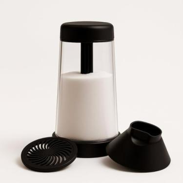 Imagem de Tapioqueira Peneira Polvilhador Beiju Farinha Armazenar Utensilio Cozinha Cor:Preto