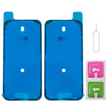 Imagem de LNONLS Pacote com 2 para iPhone 17 LCD Display Adesivo OEM Original Impermeável Fita Adesiva Cola 17 16.0 cm A3258 A3519 Moldura Frontal Fita Adesiva (17)