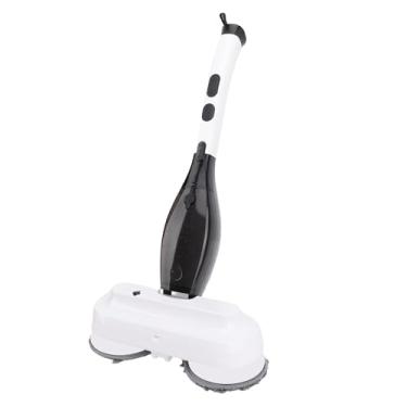 Imagem de Asixxsix Esfregador elétrico sem fio, Limpador de piso rotativo 2 em 1 com escova dupla e tanque de água de 800ml, Mop de limpeza poderoso para azulejos de madeira dura e graxa de