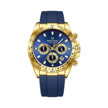 Imagem de Relógio De Luxo Masculino NAVIFORCE Quartz Cronógrafo À Prova D'Água C