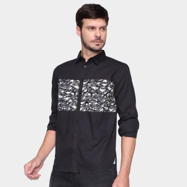 Imagem de Camisa Ecko Recorte Camuflado Masculina-Masculino