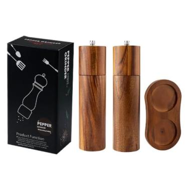 Imagem de Madeira moedor de sal e pimenta