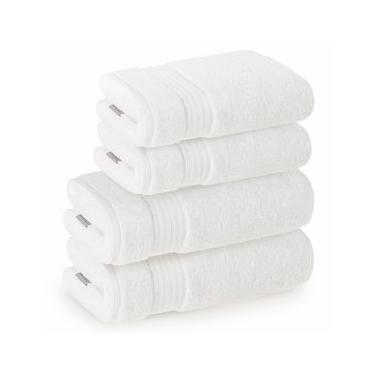 Imagem de Jogo de Toalhas de Banho Gigante com 04 Peças Magna Branco - Karsten