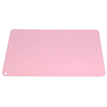 Imagem de Domary Jogo Americano Antiderrapante, Tapete de Mesa Fácil de Transportar para Crianças 16,1x12,2 pol., Silicone Qualidade Alimentar, Artesanato, Panificação, Desenho Com Almofada (41 * 31 (rosa