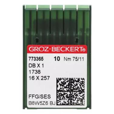 Imagem de Agulha para Máquina de Costura DB1-1738 75/11 Cabo Fino Groz Beckert c