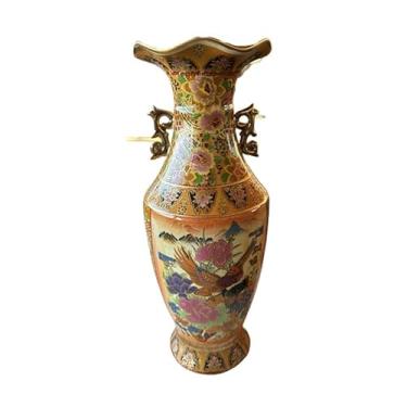 Imagem de Vaso Decorativo de Porcelana Estilo Oriental – Charme e Elegância em Cada Detalhe(50CM COM ALÇA)