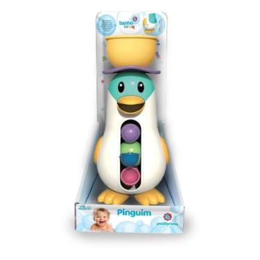 Imagem de Pinguim Banho Divertido do Bebe C/ Ventosas Bb3027 - Polibrinq