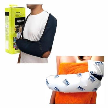 Imagem de Kit Tipoia Estabilizadora Velpeau +Capa Probanho Bioflorence - Mercur 