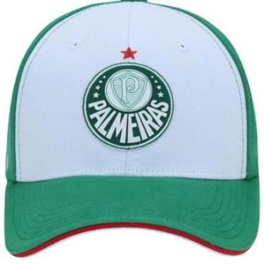 Imagem de Boné Palmeiras Patch Silk Frontal Verde Supercap-Masculino