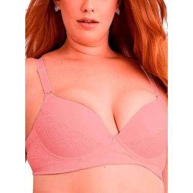 Imagem de Sutiã Base Nayane SP 02 08 0001 Plus Size Renda e Microfibra T. 46/52,