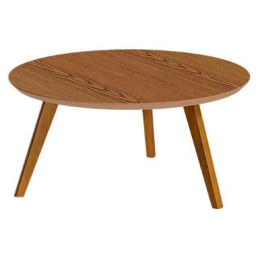 Imagem de Mesa De Centro Classic Redonda Freijó - Imcal - IMCAL MÓVEIS