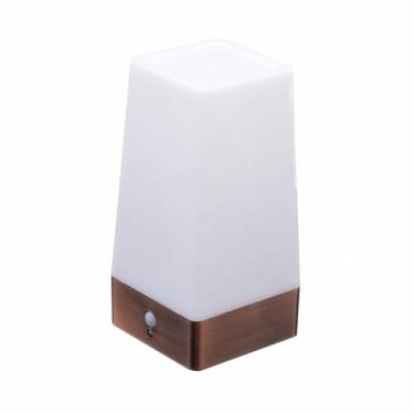 Imagem de Lâmpada de Mesa LED com Sensor Movimento PIR Bateria Luz Noite para Quarto Iluminação Ambiente Pequena Inteligente Corpo Humano Suave Design Multiprop