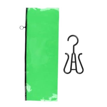 Imagem de Sacos de armazenamento de peruca com cabide, armazenamento de sacos de peruca com cabide,Caso da peruca | Rack à prova de poeira com zíper para exibição de embalagens de embalagens armário de salão de