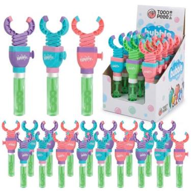 Imagem de Kit 36 Bolhas De Sabão Com Garra Articulada Para Festa De Aniversário 