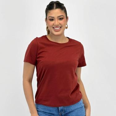 Imagem de Camiseta Malwee Básica Manga Curta Feminina-Feminino