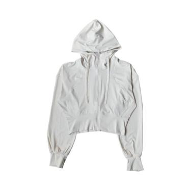 Imagem de Jaqueta Esportiva Feminina Com Capuz De Secagem Rápida, Manga Longa, P