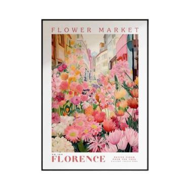Imagem de Pôster De Arte Floral Do Mercado De Flores De Amsterdã, Impressão Botâ