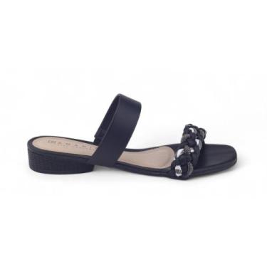 Imagem de Tamanco Feminino Ramarim 24-232027 Strass, 38, Preto