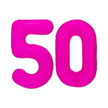 Imagem de Balão Digital Brilhante Vermelho Rosa Para Decoração De Festa De Anive