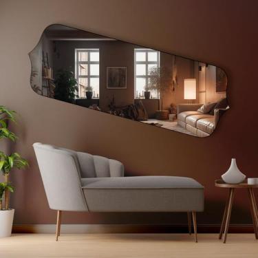 Imagem de Espelho Corpo Inteiro Moderno Do Pinterest 70x170cm Mod Bali - REI DOS