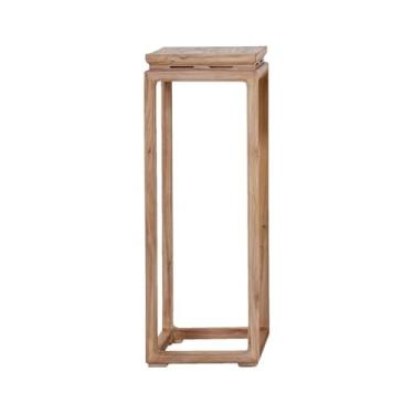 Imagem de KHUTRW3D Base de vaso base de bonsai de madeira simples, prateleiras de plantas chinesas perna alta para exibição de sala de estar e varanda