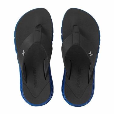 Imagem de Chinelo Sandália Kenner Rakka Preto / Azul-Masculino