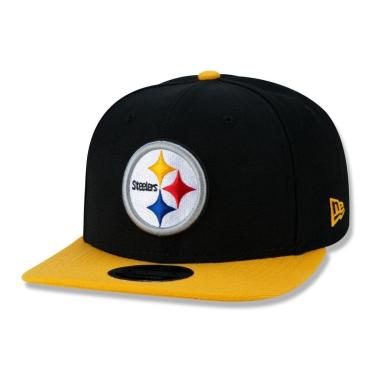 Imagem de Boné 9Fifty Original Fit NFL Pittsburgh Steelers Team Aba Reta Snapback New Era Masculino-Masculino