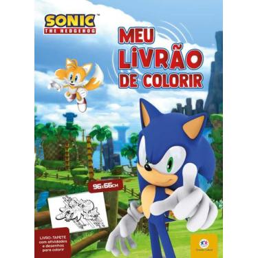 Imagem de Livro - Sonic - Meu Livrão de Colorir