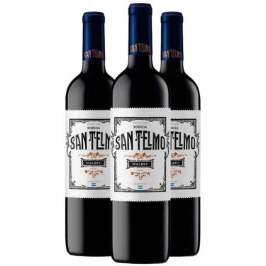 Imagem de Vinho Tinto San Telmo Malbec 750Ml (3 Unidades)