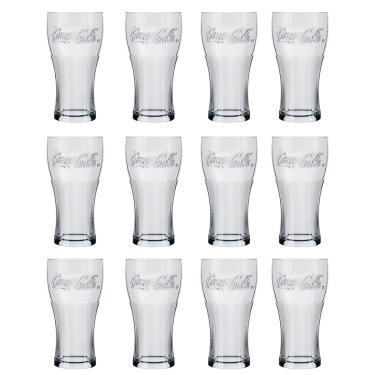 Imagem de Copo Contour Coca Cola Transparente 300ml 12 Unidades - Nadir 7150