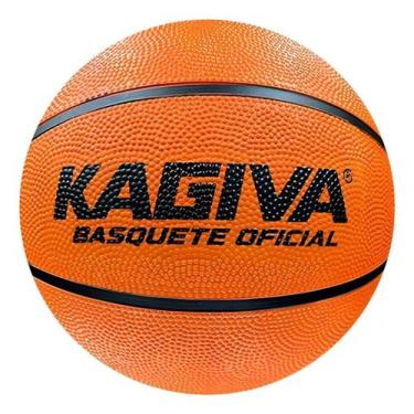 Imagem de Bola De Basquete Kagiva Oficial Borracha, Laranja, 7