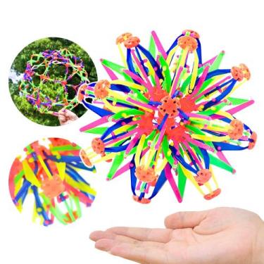 Imagem de Brinquedo Esfera Abre e Fecha Expande Lançar Educativo - Brinquedo bol
