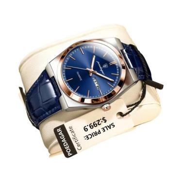 Imagem de Relógio De Pulso Masculino POEDAGAR De Quartzo, Luminoso, À Prova D'ág