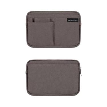 Imagem de Estojo De Papelaria Retrô De Grande Capacidade Com Múltiplos Compartim