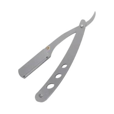 Imagem de Navalha Profissional Masculina De Aço Inoxidável Com Lâmina Dobrável P