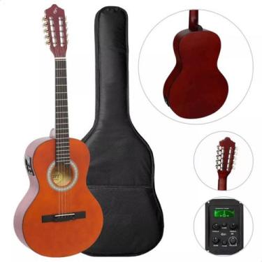 Imagem de Viola Caipira Eletrica Giannini Vs14 Eqns Natural Satin +