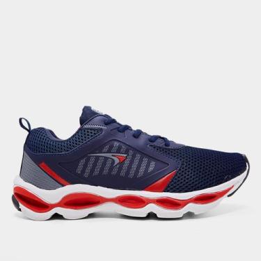 Imagem de Tênis Tryon Malta Masculino, Marinho, Vermelho, 42