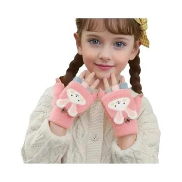Imagem de Luvas De Inverno Para Meninas, Quentes, Com Design De Desenho Animado 