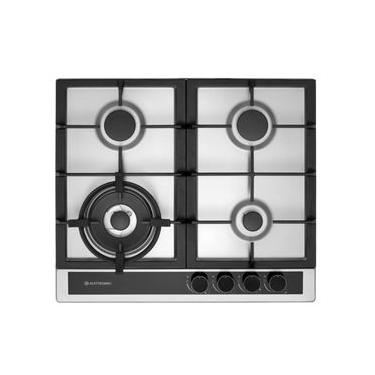 Imagem de COOKTOP ELETTROMEC SOLE EM AÇO INOXIDÁVEL 60CM BIVOLT CKG-4Q-60-SL-3TNB