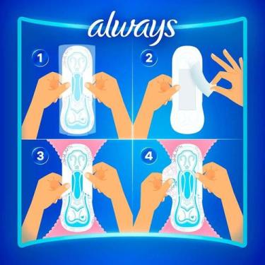 Imagem de Absorvente Always Noites Tranquilas Suave Com Abas Tamanho XG 8 Unidad