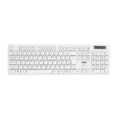 Imagem de Teclado com Fio Para Computador Notebook OEX TC304 Branco-Unissex